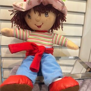 Red and Blue Stuffed‎ Animal with Plush Features